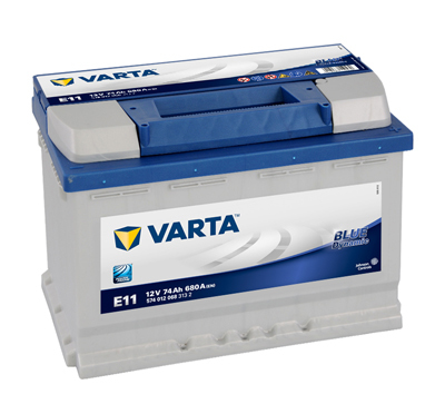 Autobaterie VARTA BLUE Dynamic 74Ah, 680A, 12V, E11, 574012068 (5740120683132)
