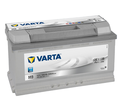 Autobatéria VARTA SILVER Dynamic 100Ah, 830A, 12V, H3, 600402083 (6004020833162)