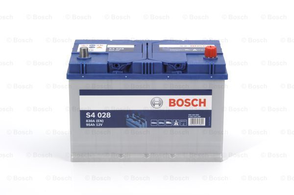 Autobatéria BOSCH S4 0092S40280, 95Ah, 830A, 12V (0 092 S40 280)