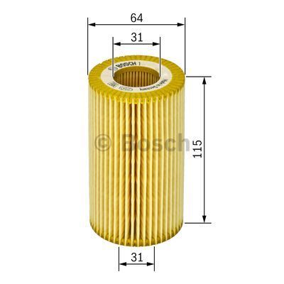 Olejový filter BOSCH (1 457 429 263)