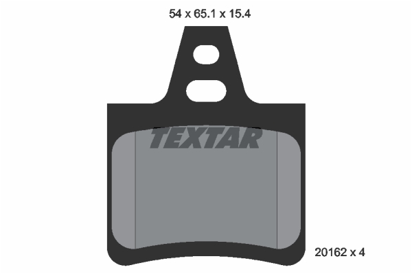 Sada brzdových platničiek kotúčovej brzdy TEXTAR (2016203)