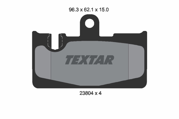Sada brzdových platničiek kotúčovej brzdy TEXTAR (2380401)