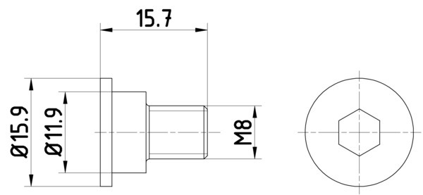 Skrutka brzdového kotúča TEXTAR (TPM0003)