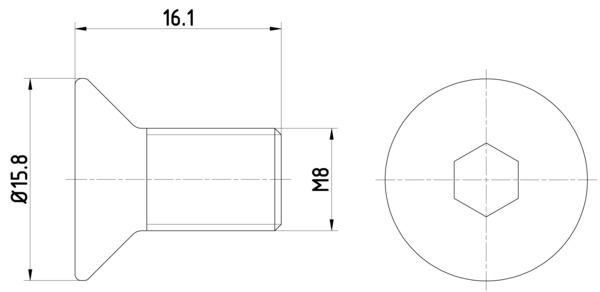 Skrutka brzdového kotúča TEXTAR (TPM0006)