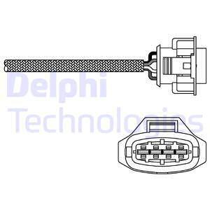 Lambda sonda Delphi (ES10790-12B1)