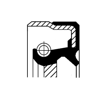 Tesniaci krúžok vačkového hriadeľa CORTECO (20011244B)