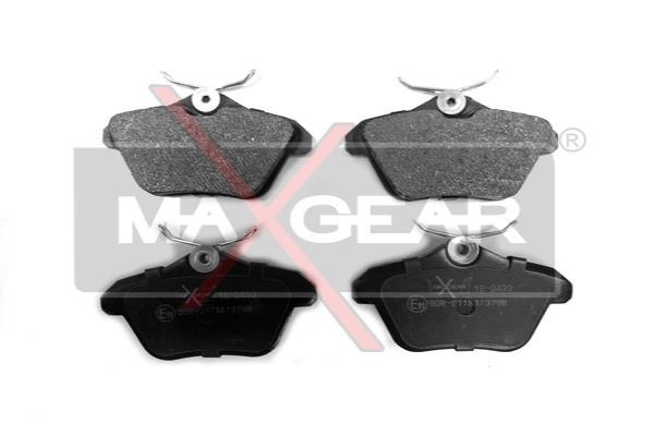 Sada brzdových platničiek kotúčovej brzdy MAXGEAR (19-0433)