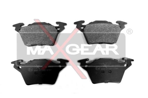 Sada brzdových platničiek kotúčovej brzdy MAXGEAR (19-0469)