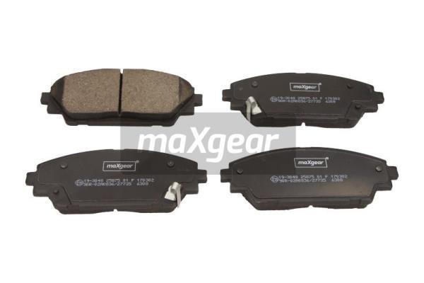 Sada brzdových platničiek kotúčovej brzdy MAXGEAR (19-3048)