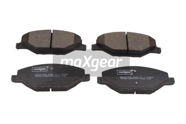 Sada brzdových platničiek kotúčovej brzdy MAXGEAR (19-3042)