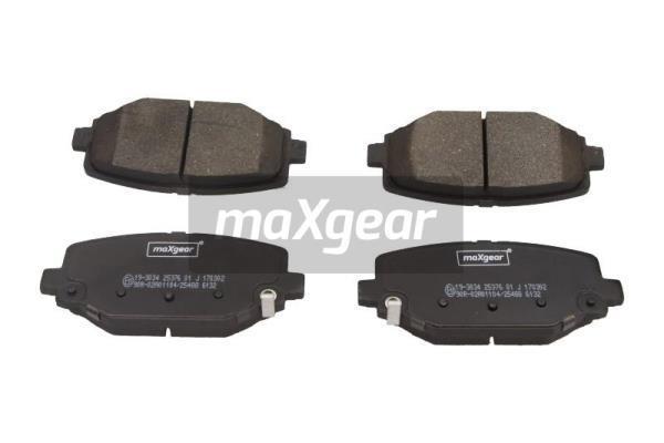 Sada brzdových platničiek kotúčovej brzdy MAXGEAR (19-3034)