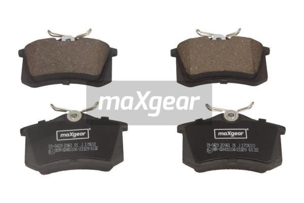 Sada brzdových platničiek kotúčovej brzdy MAXGEAR (19-0429)